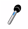 clip-art of microphone.