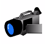 clip-art of video camera.