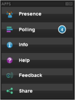 EchoPlayer Tools showing Polls available as described