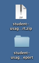 zip file and folders as described