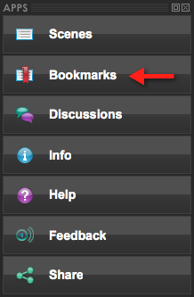 bookmarks button in EchoPlayer