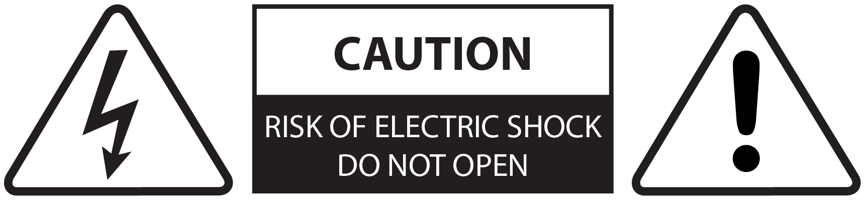 electric shock warning notice